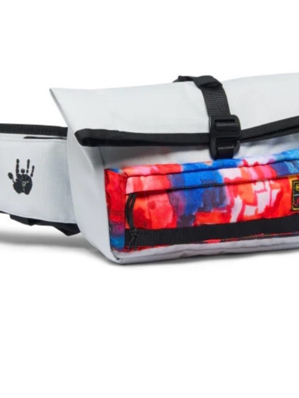 Keen x Garcia White Hip Bag with tie dye Printed Pocket